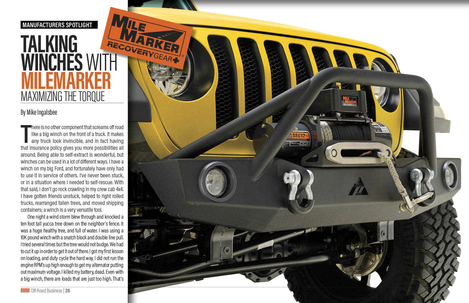 Talking winches with MileMarker
- Maximizing The Torque
