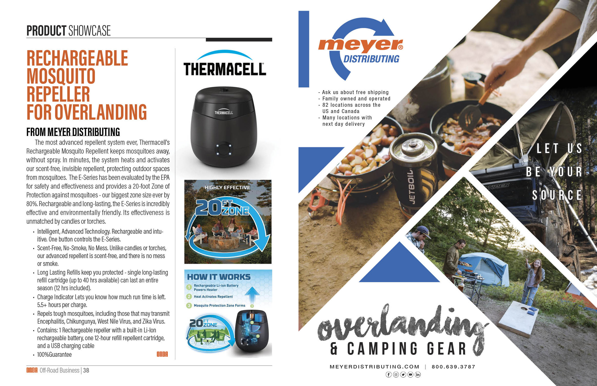 Rechargeable Mosquito
Repeller 
for Overlanding