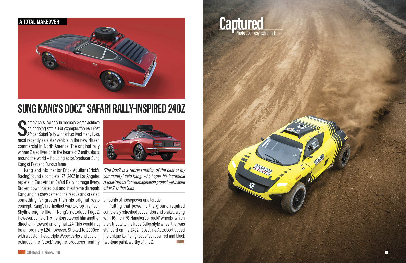 Sung Kang’s Docz” Safari Rally-Inspired 240z