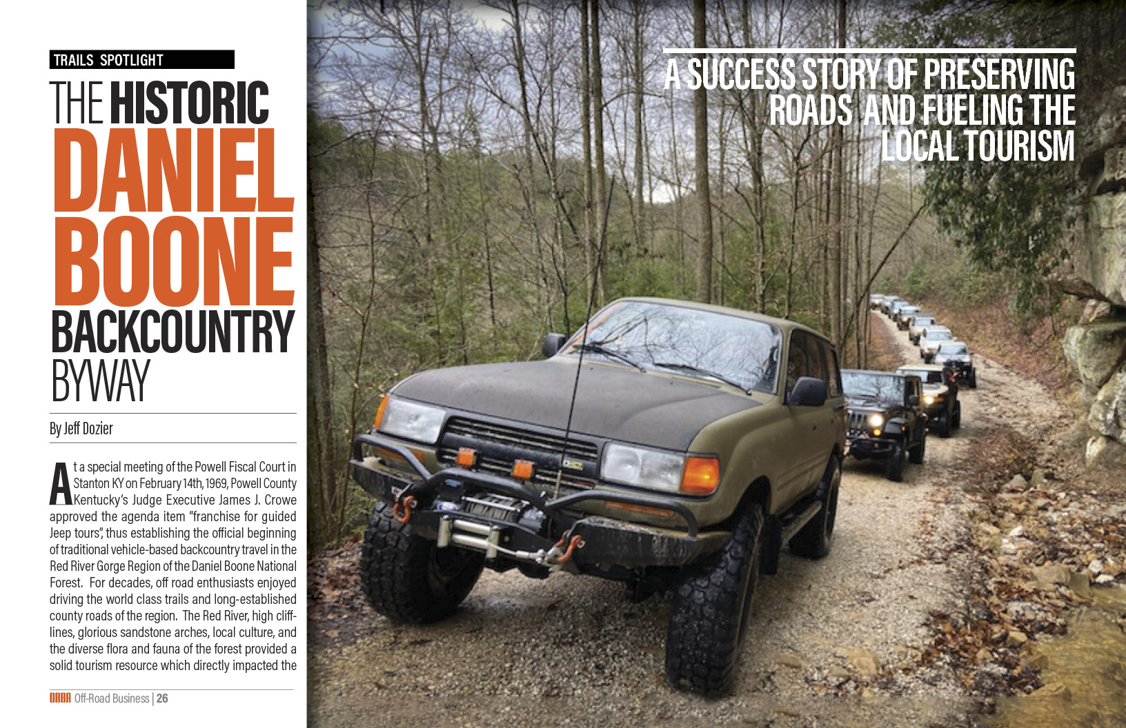 The Historic Daniel Boone Backcountry Byway